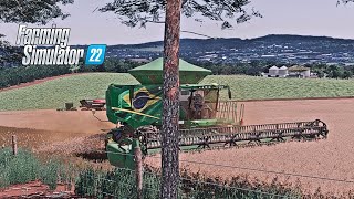 Farming Simulator 22  Estância Agrícola Edition  Timelapse  Colhendo canola com JD s770 [upl. by Rasecoiluj973]