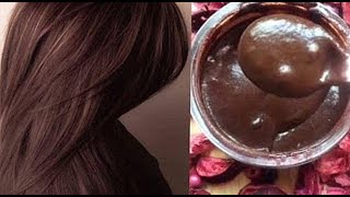 HAZ ESTE TINTE CASERO MARAVILLOSO tonos CASTAÑO CHOCOLATE con brillo y sin canas🧏‍♀️💜 [upl. by Janna]