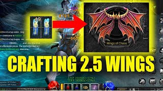 CRAFTING 25 WINGS OF CHAOS  MU MONARCH [upl. by Anaitat]