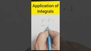 Application of integration l Class 12 shorts [upl. by Attekahs]