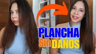 PLANCHA CORRECTAMENTE tu CABELLO sin DAÑARLO💁🏼‍♀️ TRUCOS que FUNCIONAN Mirianny [upl. by Elton987]