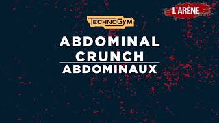 ABDOMINAL CRUNCH  TECHNOGYM [upl. by Girvin]