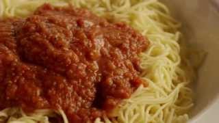 How to Make Quick Spaghetti Sauce  Pasta Recipes  Allrecipescom [upl. by Sorips]