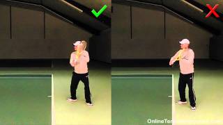 One Handed Backhand Develop A Straight Hitting Arm [upl. by Novyad]