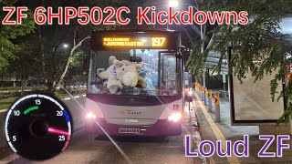 SBSTPowerful ZF Kickdowns  SBS8432K  SCANIA K230UB E4 [upl. by Archangel385]