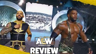 Powerhouse Hobbs Returns Swerve Challenges Bobby Lashley  More AEW 11624 Review [upl. by Banquer]