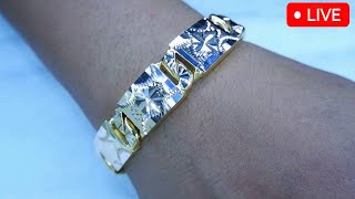 Learn how to make an 18k gold hollow bracelet 🔥🔨 gold18k viral video goldstyle jewellry [upl. by Peednas]