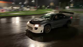 Mitsubishi Eclipse RWD  First Drift [upl. by Suiradal]