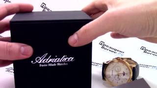 Часы Adriatica 82361263QF  видео обзор от PresidentWatchesRu [upl. by Fanchie]