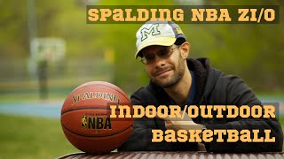 New Best Outdoor Basketball  Spalding NBA ZiO Basketball Review [upl. by Elyak]