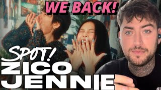 ZICO 지코 ‘SPOT feat JENNIE’ Official MV  REACTION [upl. by Julian]