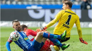 VIDEO Bundesliga VfB Stuttgart unterliegt bei Hertha BSC 13 [upl. by Sunday]