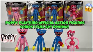 New Official Poppy Playtime Action Figures Series 1 Full Set Review [upl. by Enileuqkcaj]