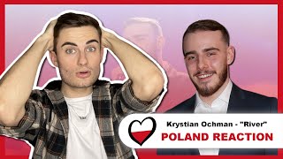 Eurovision 2022 Poland  Krystian Ochman quotRiverquot Reaction [upl. by Tlaw]