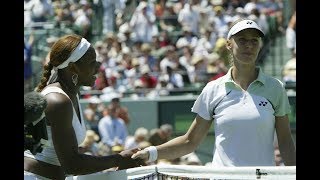 Serena Williams vs Elena Dementieva Miami 2004 Highlights [upl. by Elletse]