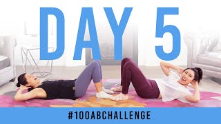 Day 5 100 Crunches  100AbChallenge w Kina Grannis [upl. by Ahsok]