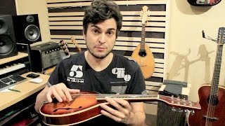 Mandolin Tuning  How to setup the bridge amp intonation [upl. by Adnolay]