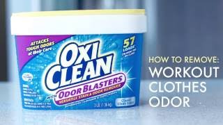 How to Remove Odor from Workout Clothes with OxiClean™ [upl. by Las]