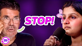 Simon Cowell STOPS 10 YearOld Indian Girl MidPerformance What She Does Next Will Blow Your Mind [upl. by Berga]