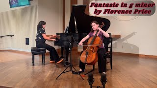 Fantasie No 1 in g minor by Florence Price arr for Cello amp Piano  Duo Amie [upl. by Aihselat]