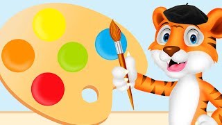 Kleuren leren Nederlands 🎨 Educatieve kinderfilmpjes 🖌️ Taal leren voor peuters [upl. by Idnod]