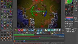 Tibia  Druid 220  Solo Hunting Oramond [upl. by Htiekram]