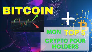 💥LE BITCOIN FORME UN DOUBLE V W 💥  Mon TOP 5 Cryptos pour HOLDERS 🚀🚀 [upl. by Conroy]