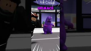 Brookhaven But GRIMACE CONTROLS MY LIFE💜🥤 roblox shorts [upl. by Dorcia]