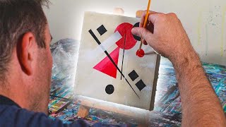 Abstract Painting for Beginners The KANDINSKY Study [upl. by Downing117]