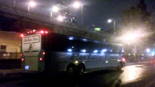 PETER PAN BUS MCI D4505 NEAR THE PORT AUTHORITY [upl. by Elahcar415]