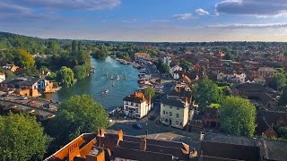 Henley on Thames • The Henley Royal Regatta Town  European Waterways [upl. by Eedyaj455]