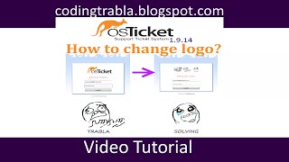 osTicket v1914 change default client and staff logo to custom logo images byAO [upl. by Anaiek694]