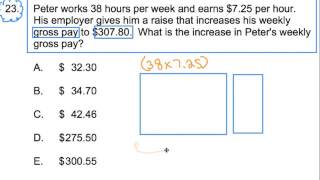 CBEST MATH 23  Word Problem 3  GOHmathcom [upl. by Altman608]