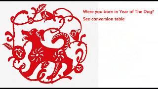 Chinese Zodiac Horoscope for Year of Dog People [upl. by Bred952]