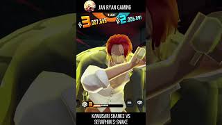 EX Kamusari Shanks vs EX Seraphim SSnake  One Piece Bounty Rush [upl. by Fugate86]