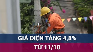 Giá điện tăng 48 vượt mức 2100 đồngkWh từ 1110 [upl. by Sew]