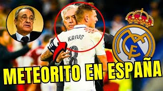 ¡METEORITO EN ESPAÑA TONI KROOS SE MARCHA Y FLORENTINO PEREZ NO SABE QUE HACER PARA RETENERLO [upl. by Aicilev]