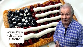 Festive 4th of July Pastry Recipe 🥐 Jacques Pépin Cooking at Home  KQED [upl. by Meece312]