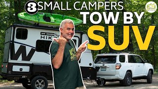 3 Small Camper Trailers You Can Tow With An SUV  New 2024 Models [upl. by Noryd]