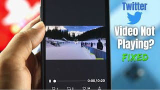 Twitter Videos Not Playing on iPhone or Android Fixed Playback Error [upl. by Ateekahs656]