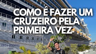 COMO FUNCIONA UM CRUZEIRO  Viajar de Cruzeiro pela primeira vez  Costa Cruzeiros [upl. by Nomyaw]