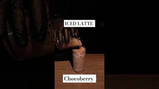 ICED LATTE CHOCOBERRY ☕🍫🍓 icedlatte latte cafe icedcoffee [upl. by Bree]