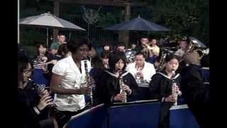 USMC III MEF Band and Chikushi Jogakuen HS Band Stars and Stripes Forever [upl. by Anwahsak282]