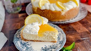 The Perfect Lemon Cheesecake  Easy and Delicious [upl. by Nomled289]