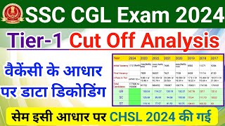 SSC CGL Tier 1 Exam 2024 Cut Off Analysis  SSC CGL 2024 Expected Cut Off [upl. by Miarhpe684]