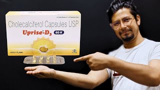 Uprise d3 60k benefits in hindi  Uprise d3 capsule ke fayede  Uprise D3 60k kaise use kare [upl. by Dnalel]