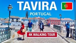 Tavira Algarve Portugal 4K Walking tour  Portugal Summer Vibes [upl. by Bryan]