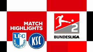 1 FC Magdeburg vs Karlsruher  Highlights  2 Bundesliga 202425 [upl. by Anail659]