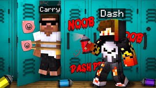 I GOT BULLIED BY DASH IN MINECRAFT SCHOOL [upl. by Ferdinanda]