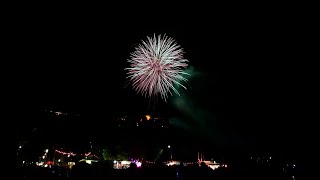 Rhein in Flammen Sankt Goar 2023  Das Feuerwerk auf Burg Rheinfels [upl. by Christensen]